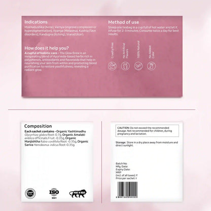 Organic Glow Brew | skin glow and brightening tea