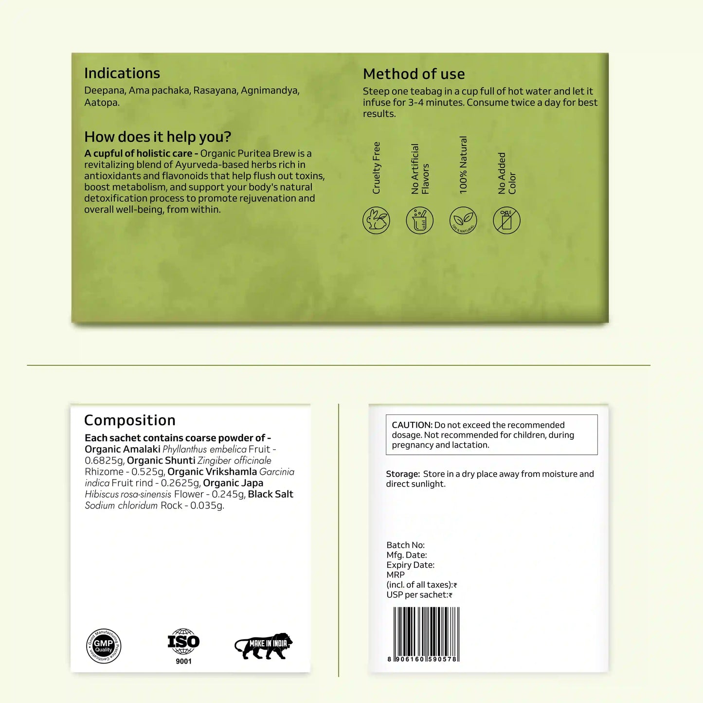 Organic Puritea Brew