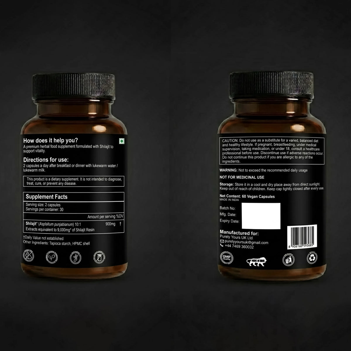 Shilajit Capsules – Pure Himalayan Wellness in Every Capsule