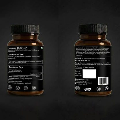 Shilajit Capsules – Pure Himalayan Wellness in Every Capsule