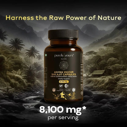 Ashwa Vigour Shilajit Capsules – Natural Energy & Daily Vitality