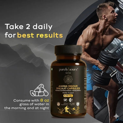 Ashwa Vigour Shilajit Capsules – Natural Energy & Daily Vitality