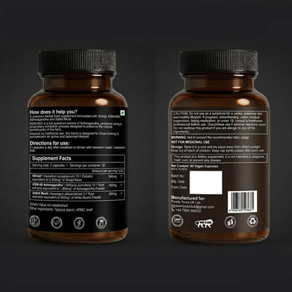 Ashwa Vigour Shilajit Capsules – Natural Energy & Daily Vitality