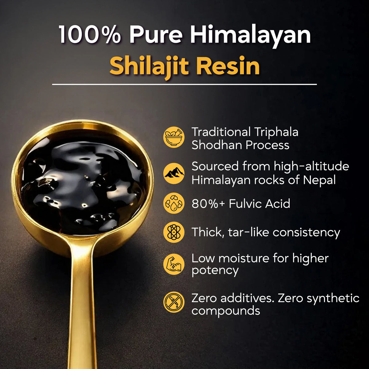 Shilajit Resin – Pure Himalayan Shilajit for Natural Energy (20g)