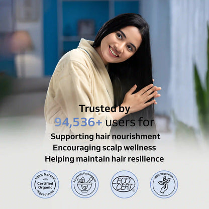 Grow + thrive Hair Growth Ayurvedic Capsules