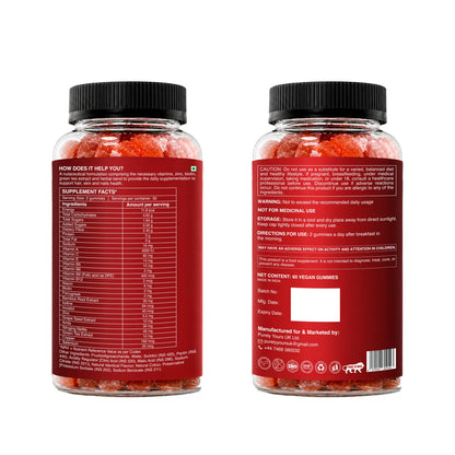 Hair, Skin & Nail Gummies – Vitamin & Mineral Support