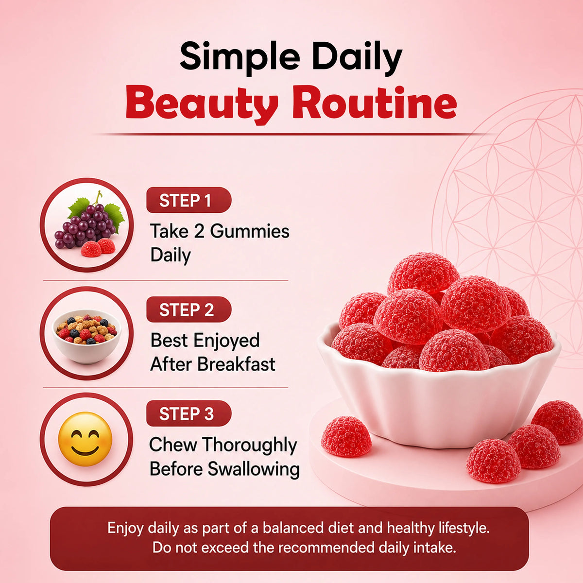 Hair, Skin & Nail Gummies – Vitamin & Mineral Support