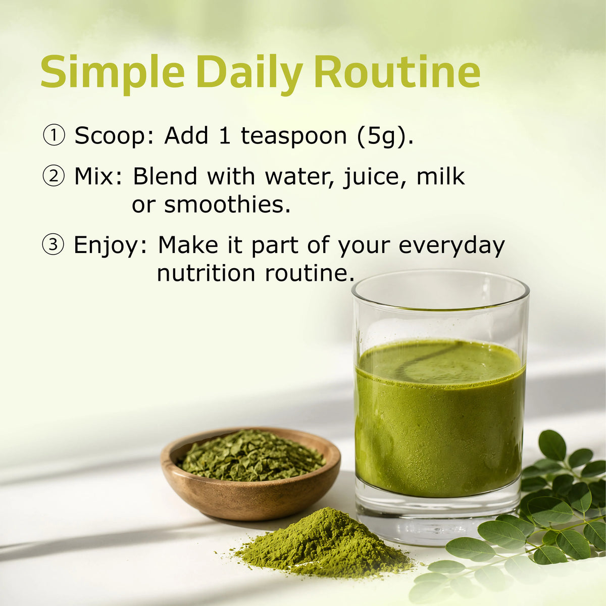 Moringa Powder – Plant Nutrition for Everyday Wellness