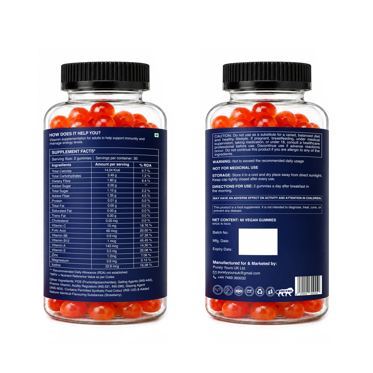 Multivitamin Gummies – Daily Vitamin & Mineral Support