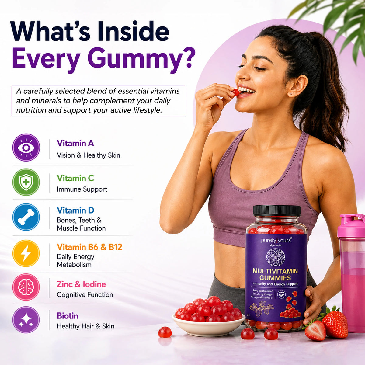 Multivitamin Gummies – Daily Vitamin & Mineral Support