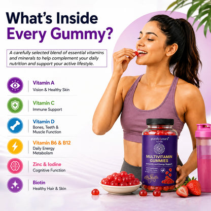 Multivitamin Gummies – Daily Vitamin & Mineral Support