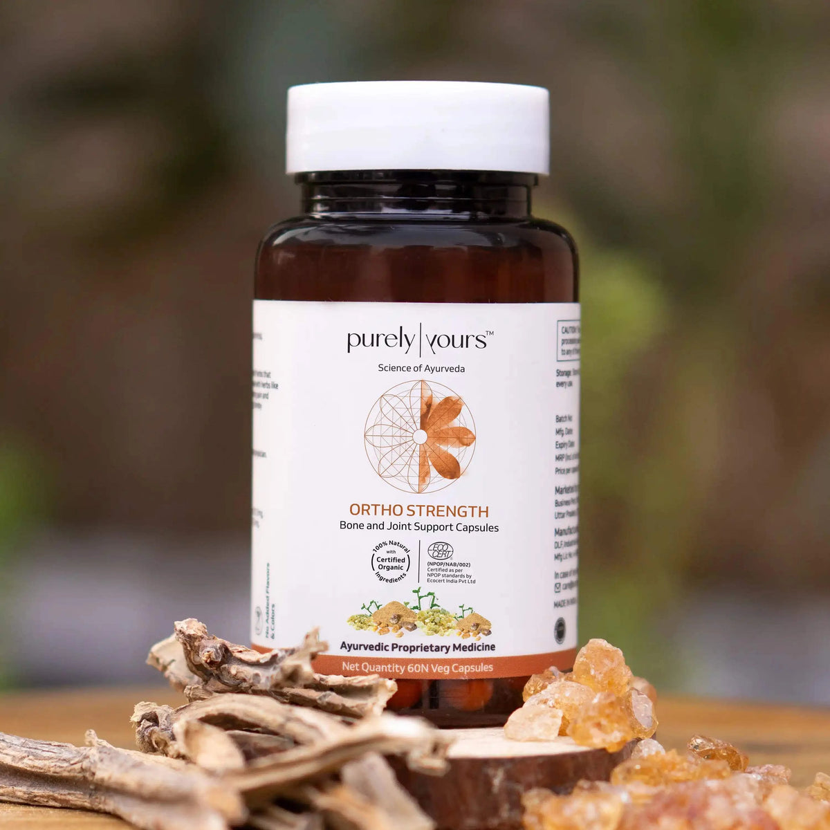 Ortho Strength: Ayurvedic Joint Pain Relief & Bone Density Capsules