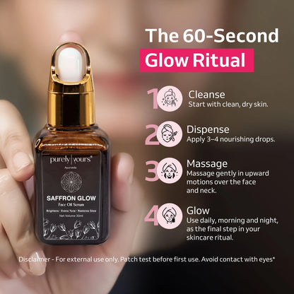Saffron Glow Face Oil Serum – Radiance, Nourishment & Lasting Hydration