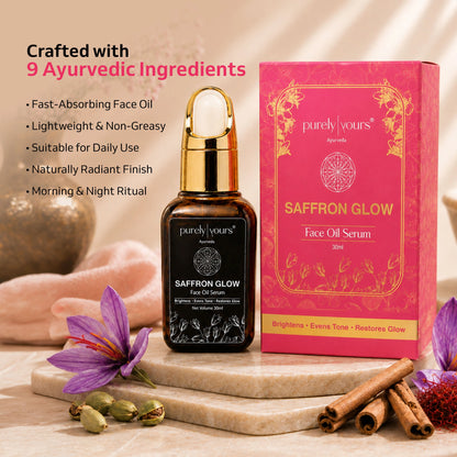 Saffron Glow Face Oil Serum – Radiance, Nourishment & Lasting Hydration