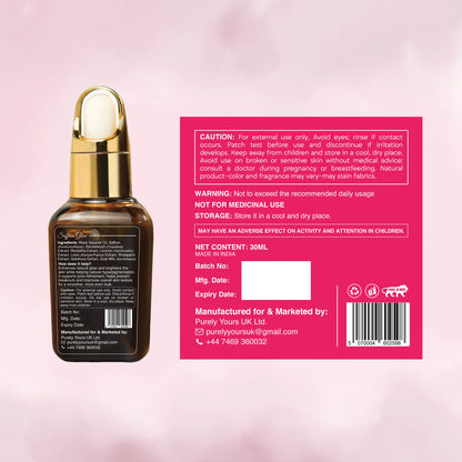 Saffron Glow Face Oil Serum – Radiance, Nourishment & Lasting Hydration