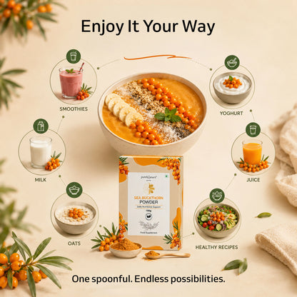 Sea Buckthorn Powder – Pure Superfruit Nutrition for Everyday Wellness