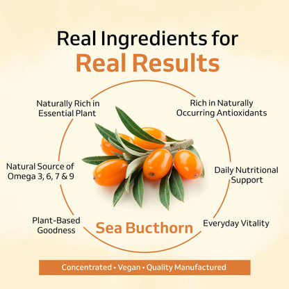 Sea Buckthorn Capsules – Natural Omega-Rich Support for Everyday Wellness