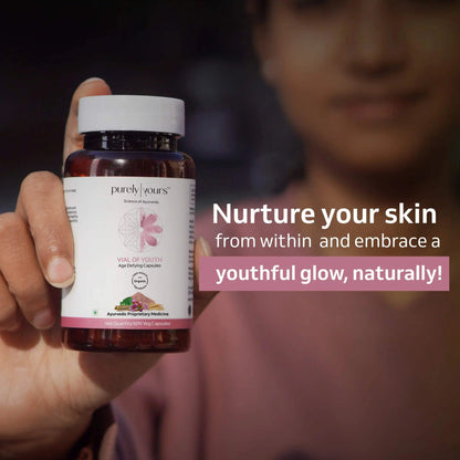 Vial of Youth anti aging capsules